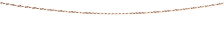 9ct Rose Gold 18" Curb Chain