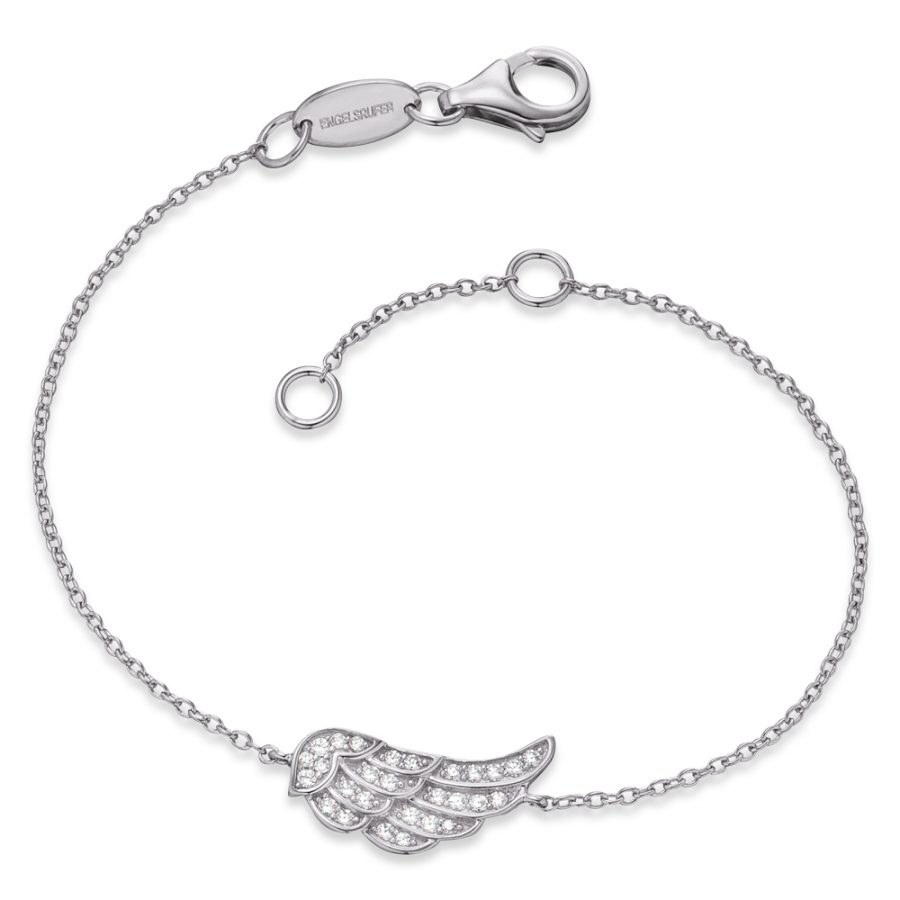 Angel Whisperer Silver Angel Wing Bracelet