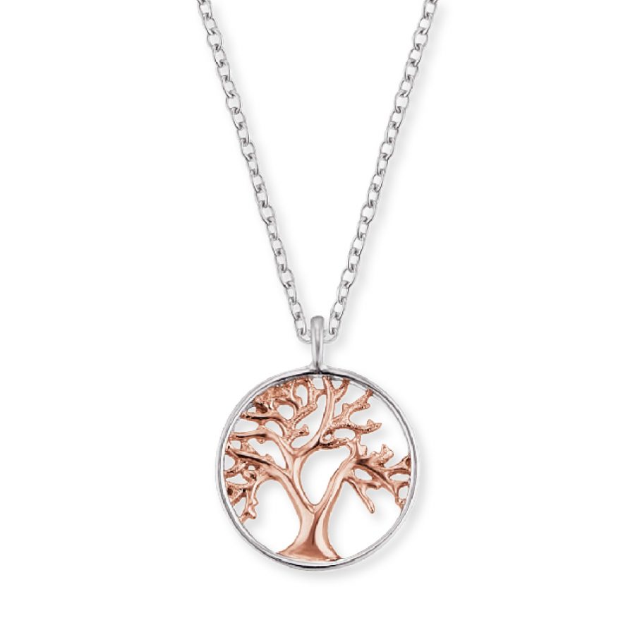 Angel Whisperer Silver Tree of Life Pendant & Chain