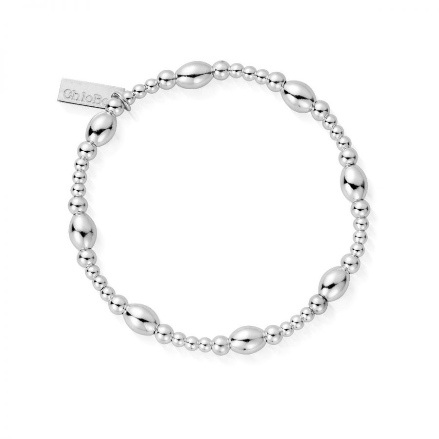 ChloBo Silver Oval Bracelet