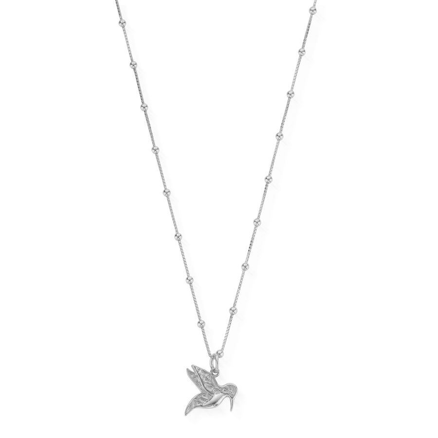 ChloBo Silver Hummingbird Necklace