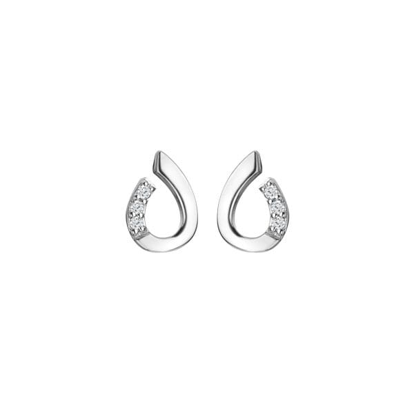 Best Hot Diamonds Silver Teardrop Studs Earrings