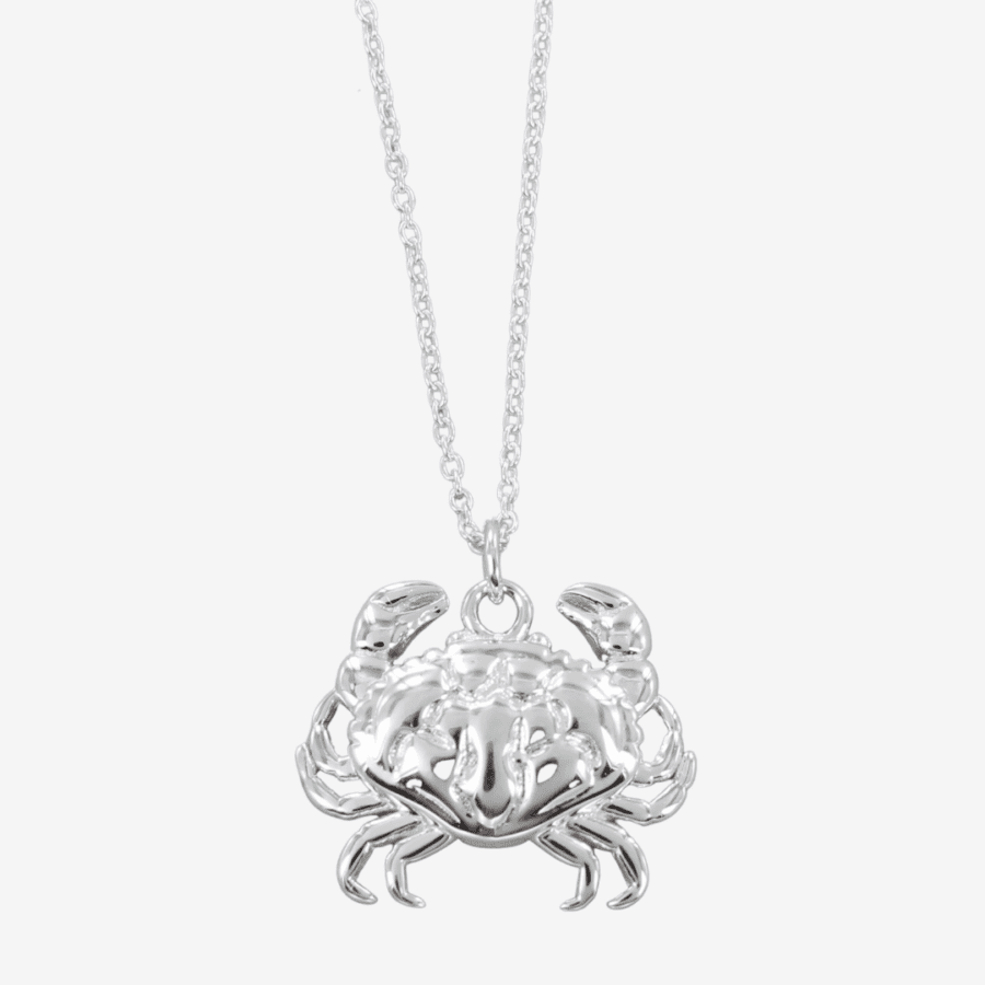Gumbo Chain Silver Crab Pendant & Chain | Forum Jewellers