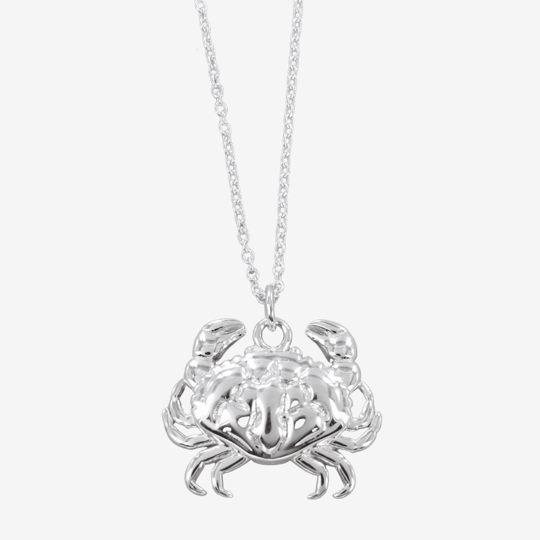 Gumbo Chain Silver Crab Pendant & Chain | Forum Jewellers