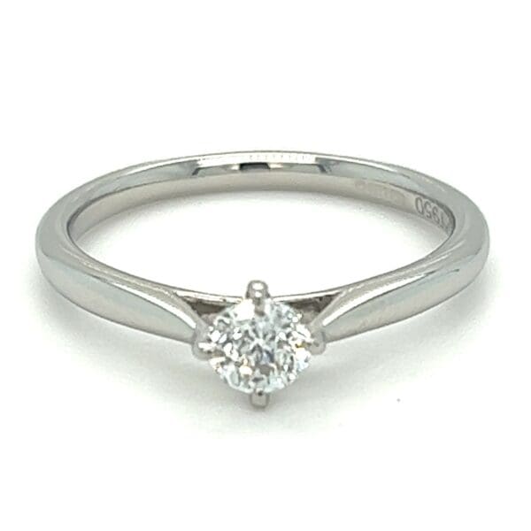 Platinum Stone Master Cut Diamond Engagement Ring