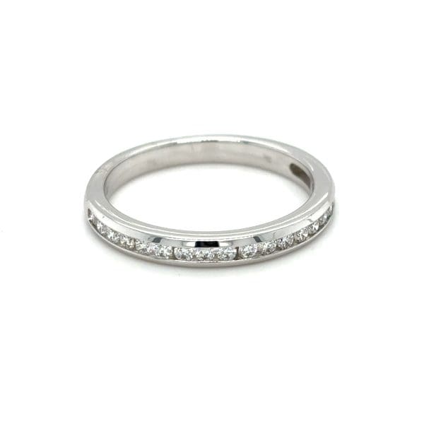 9ct White Gold Diamond Eternity Ring 0.29ct - Size M