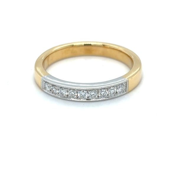 18ct Gold Diamond Eternity Ring 0.20ct - Size M